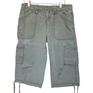 Vintage Roxy olive green cargo capris